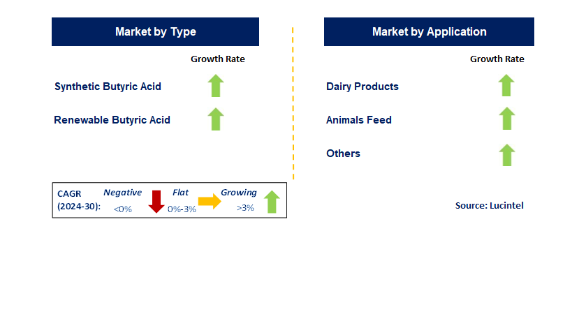 Food Grade Butyric Acid by Segment